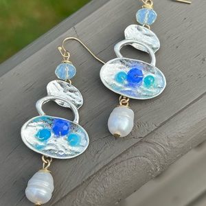 Sterling Silver Wire Wrapped earrings !